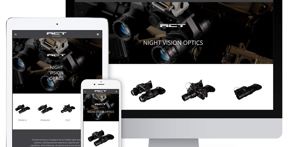 Onlineshop - ECommerce - ACTinBlack